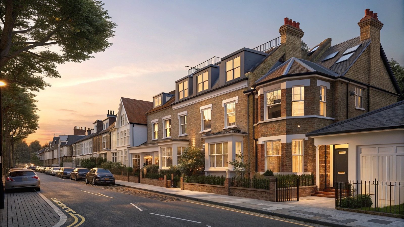 London residential properties with party walls